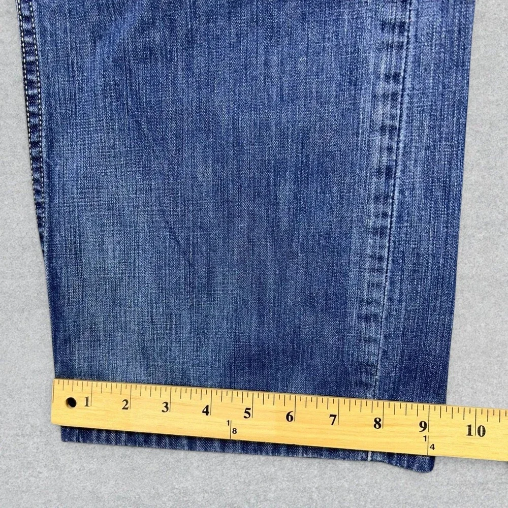 Levis 559 Jeans Mens 36x31 Blue Denim Distressed Relaxed Fit‎ Straight Leg Y2K